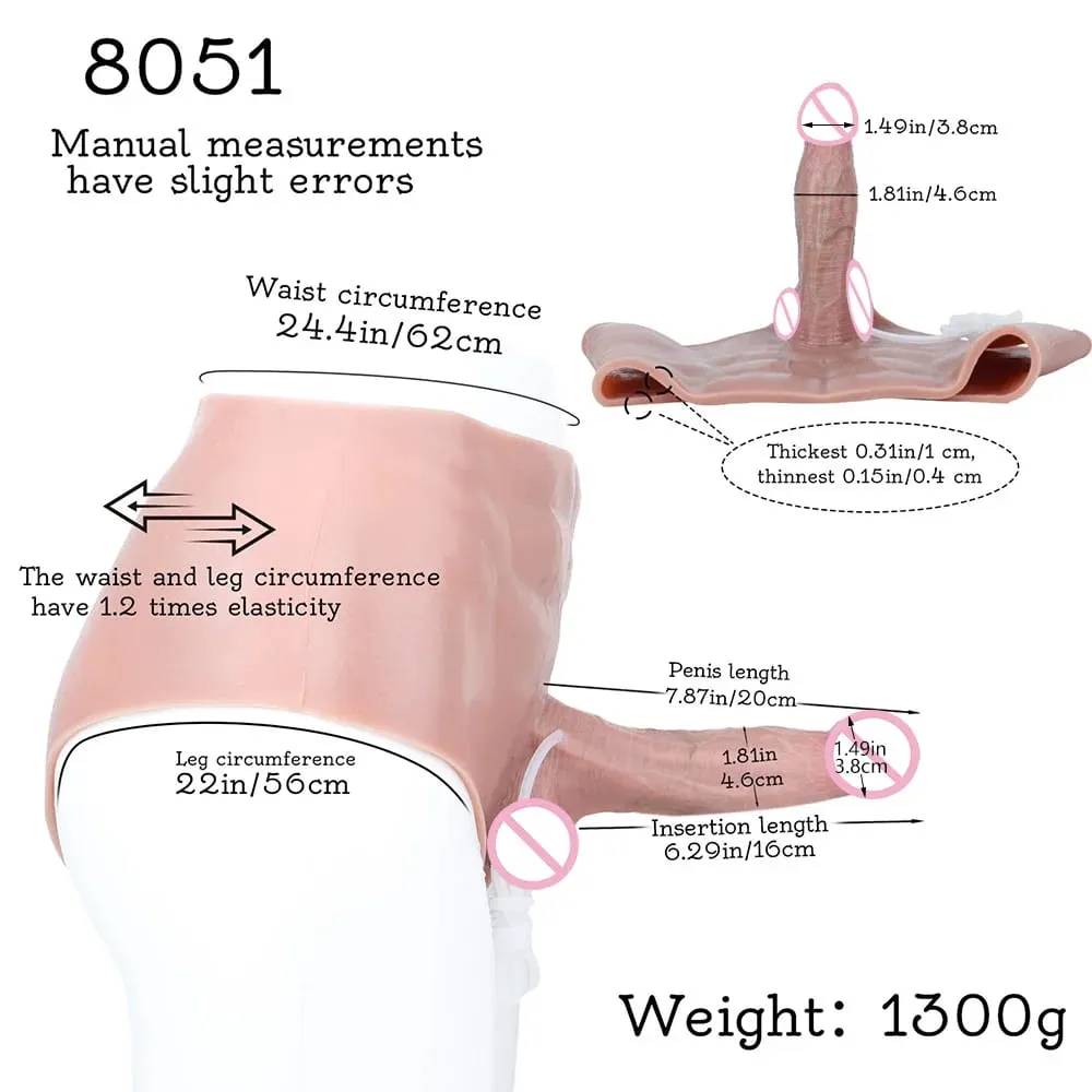 Σιλικόνη πρωκτικό βύσμα Squirting Dildo εσώρουχα με κοιλιακούς μύες συμπαγές πέος κολπικό πρωκτικό αυνανιστικό παιχνίδι σεξ για γυναίκες — image 2
