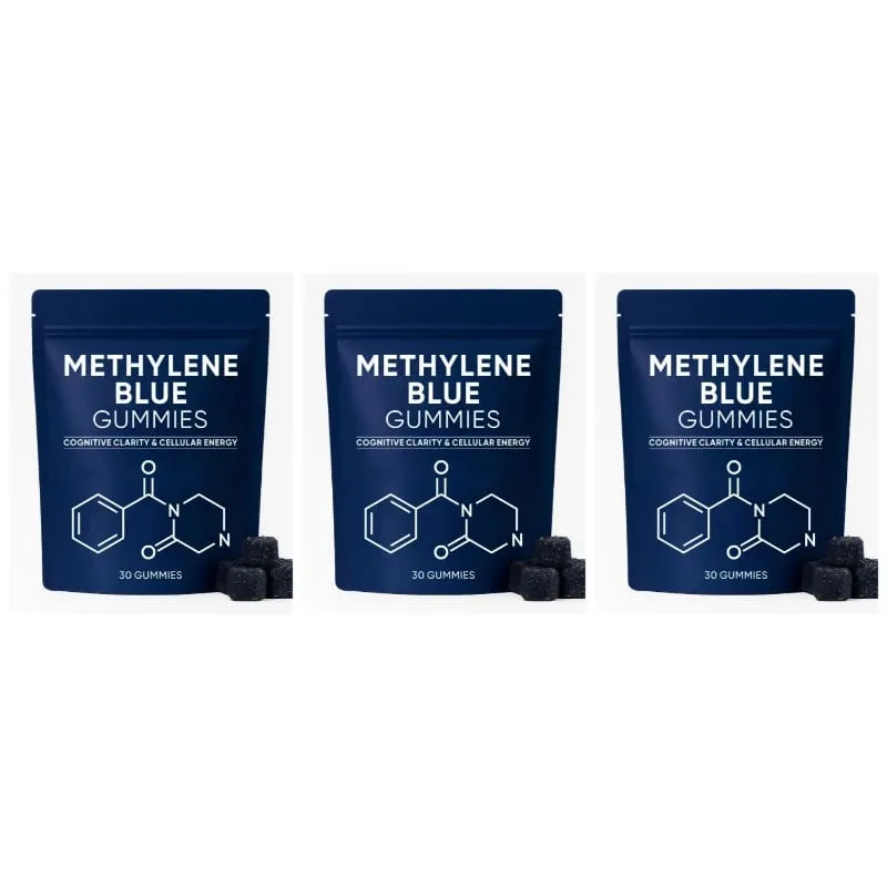 Methylene Blue Compound Gummies 5mg 30/60 Ct Γεύση Μύρτιλλου για Διαρκή Ενέργεια Ψυχική Διαύγεια και Κυτταρική Υποστήριξη Διάθεσης — image 8