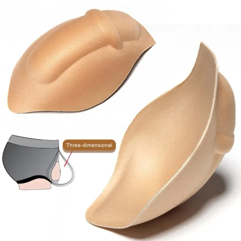 Underwear Padding Men Padded Underwear Accessory Enhance Bulge With Men's Underwear Push Up Cup Pad For Swim Trunks For Daily — image 3