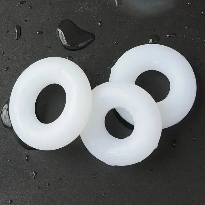 3 PCS/Set Soft Cock Rings Penis Lasting Erection Male Delay Ejaculation Testis Scrotum Restraint Adult Sex Toys for Men Reusable — image 5