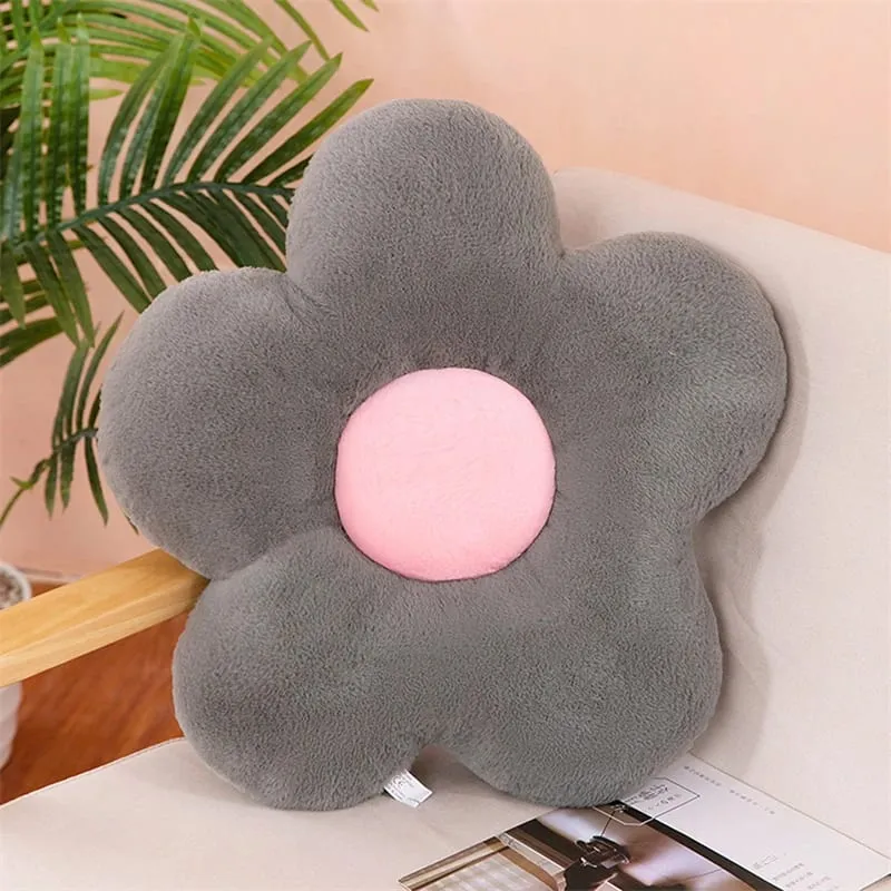 Πρακτικό 35cm Kawaii Πολύχρωμο Μαξιλάρι Λουλούδι Μαξιλάρι Μαλακό Ηλίανθο Ματ γεμιστό καναπέ-κρεβάτι Δώρα για στολισμό πλάτης ύπνου — image 15