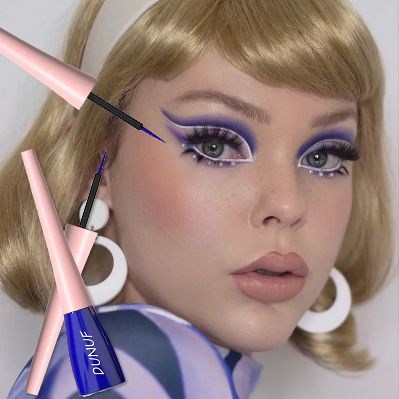 Blue Eye Liner Pen Liquid Eyeliner Μολύβι Μακιγιάζ ματιών Εξαιρετικά λεπτό, μακράς διαρκείας Quick-Dry Eye Liner Γνήσιο κορεατικό καλλυντικό μακιγιάζ — image 4
