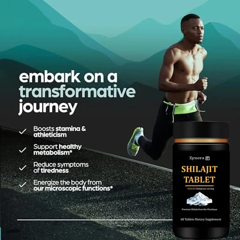 Male Enhancing Supplement With Shilajit Tablets Support for Sperm Quality Natural Muscle Builder Enlargement Pills Stamina Man — image 3