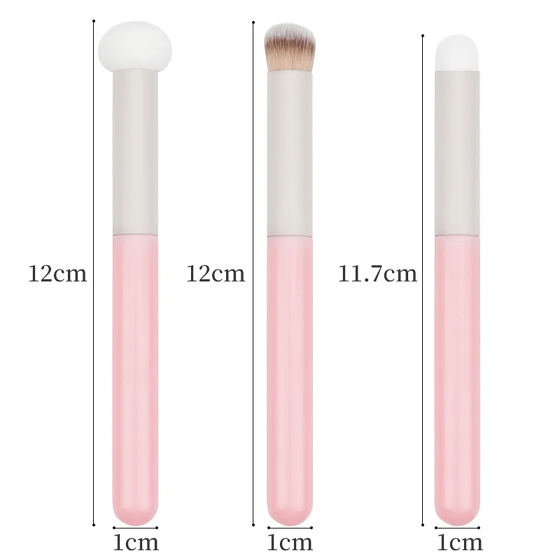 1 τεμ. Μαλακά πινέλα μακιγιάζ Σφουγγάρι Concealer Πινέλο Κραγιόν Πούδρα χειλιών Puff Wet Dry Use Foundation Contour Cosmetic Tools