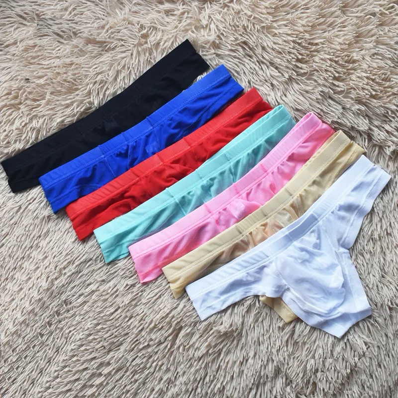 Seluar Bernafas Seluar G Strings Comfort Fit Regangan Fleksibel Ringan Fabrik Nylon Spandeks Campuran Pinggang Rendah Tali G — image 7