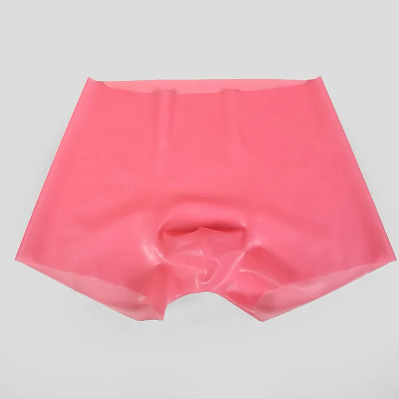 Mens Latex Boxer Briefs Underpants See-Through Rubber Safety Panties Low Waist Seamless Underwear for Sensory Appeal — image 18