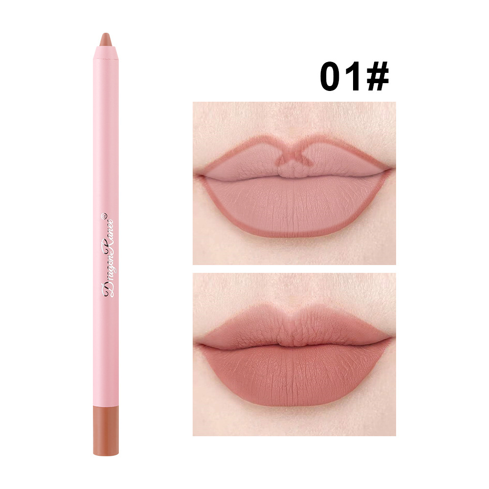 Αδιάβροχη ματ επένδυση χειλιών σε Bean Paste Color Lip Plumping Lipstick Pen Non-Fading Lip Liner Αδιάβροχο και ανθεκτικό στον ιδρώτα Ματ Lip Liner μακράς διαρκείας στυλό Plump Lip Lipstick One-Second — image 18