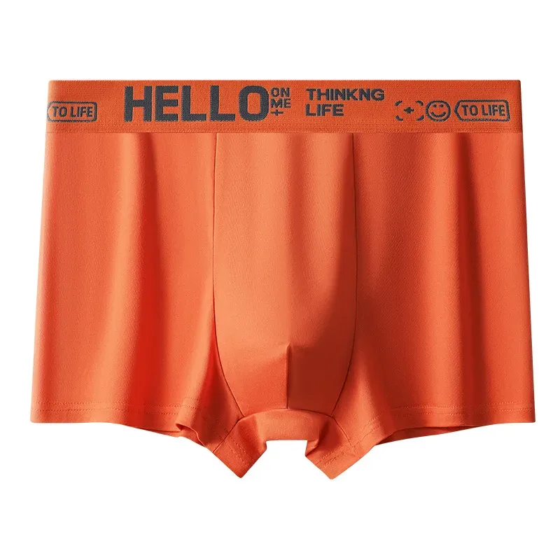 1pcs Men's Boxer Briefs Male Sport Shorts Teenager High Stretch Underwear Breathable Fashion Soft Comfortable Underpant — image 18