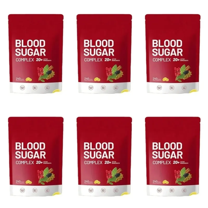 Συμπλήρωμα Blood Sugar Complex 240 Softgels Περιέχουν Πολυβιταμίνες & Κανέλα Bitter Gourd 20 Herbs Extract Υποστήριξη Καθημερινή Υγεία — image 10
