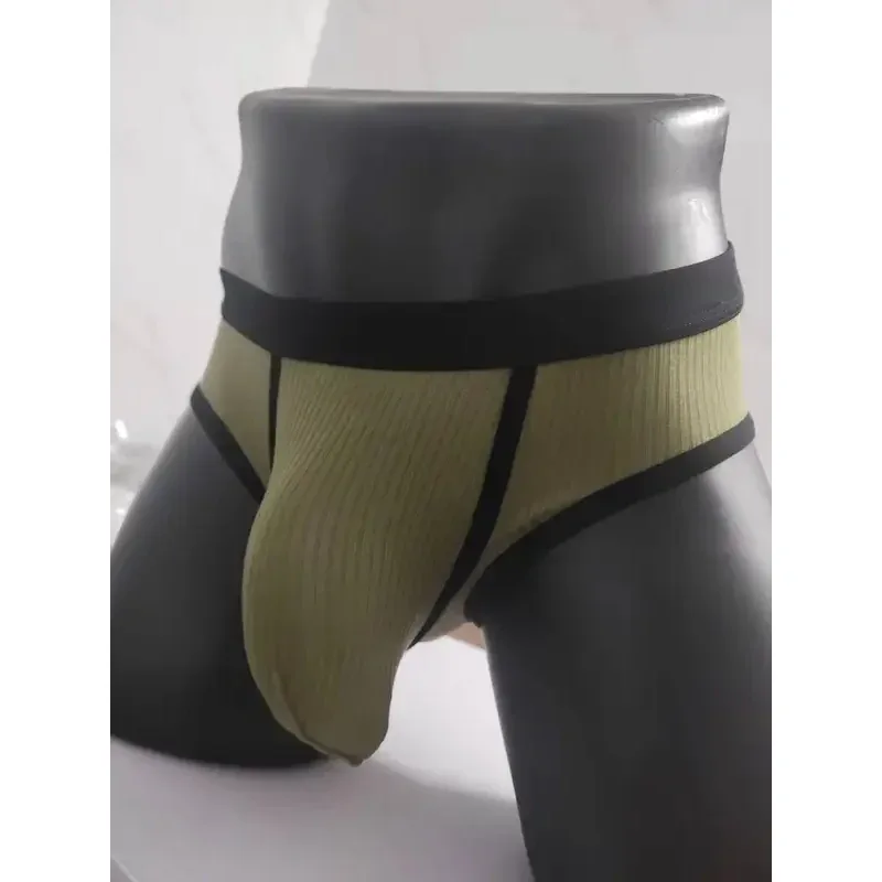 Men's briefs with large pockets are very sexy. Large-space sports underwear for men 3256811705961751 — image 3
