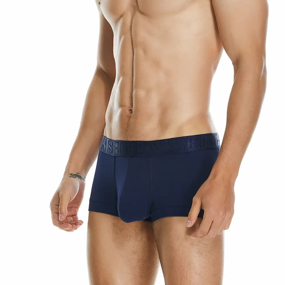 Men's Breathable Cotton Boxer Shorts U-Convex Pouch Low-Waist Soft Stretch Underwear for Daily Casual & Intimate Wear — image 28