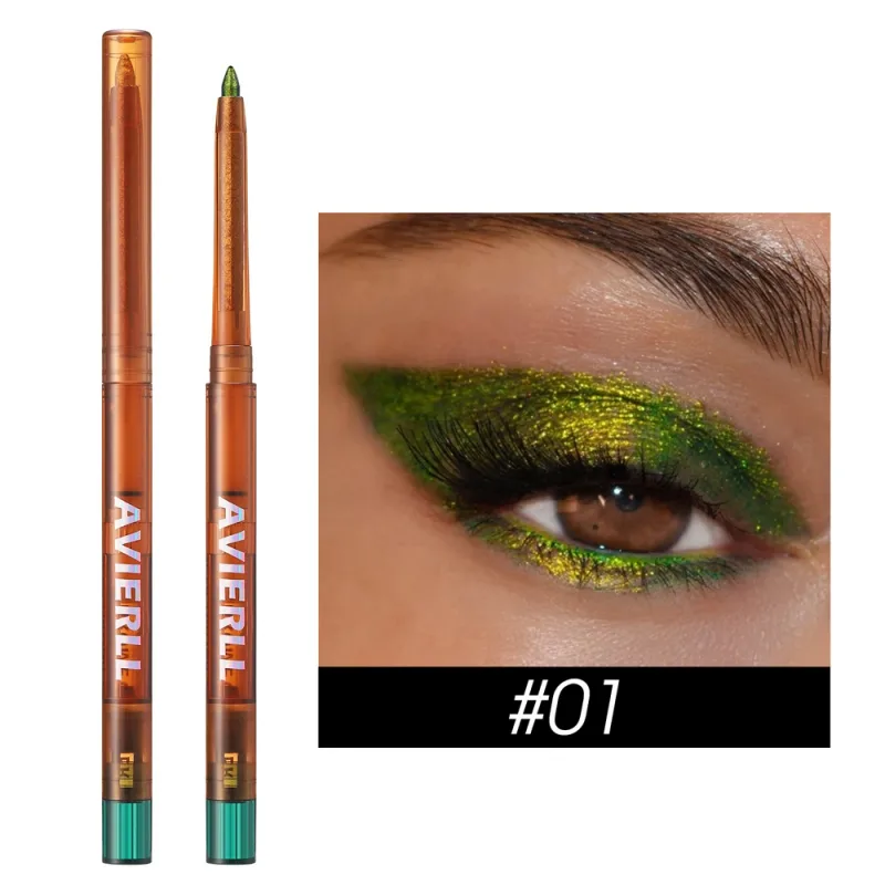 Chameleons Eyeliner Liquid Pearl Gloss Fényes Metál Szemhéjfesték Bélés Multi Chrome Color Aurora Eye Makeup Glitter Pigment