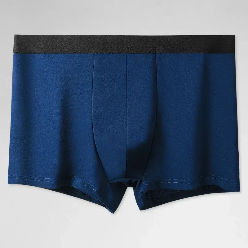 3PCS Pure Cotton Men's Underwear, Men's Boxer Briefs, Youth Pure Color Mid-Waist Boxer Briefs, Breathable Cotton Factory — image 26