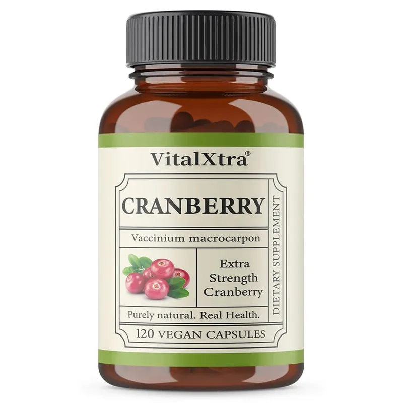Κάψουλες Cranberry Extra Strength - 12 500 mg φρέσκα κράνμπερι ανά κάψουλα Βελτιστοποιεί την υγεία του ουροποιητικού συστήματος - Vegan — image 9