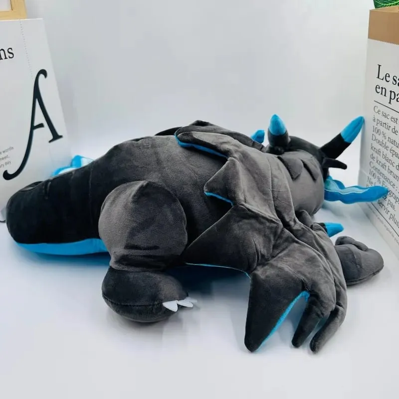 Νέα μεγάλα 48 εκατοστά μπλε Sleeping Charizard βελούδινα παιχνίδια κούκλας Super Soft Pokemon Stuffed Anime Anime βελούδινο μαξιλάρι δάπεδο/μαξιλάρι καναπέ — image 5