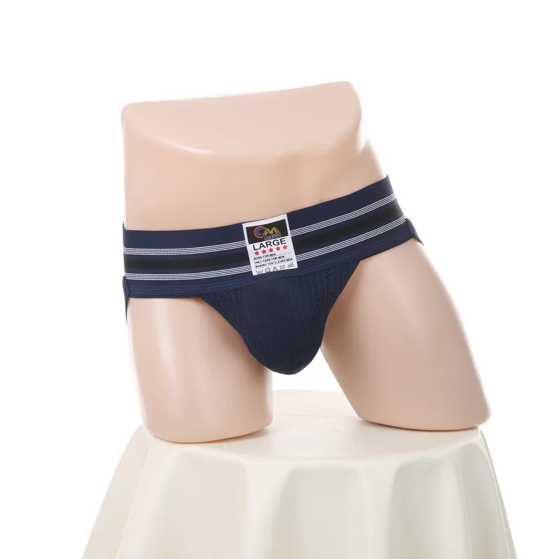 Men Underwear Athletic Jock Strap Supporter Classic Thong Elastic Wide Waistband Underpants Breathable Jockstrap Sexy Lingerie — image 28