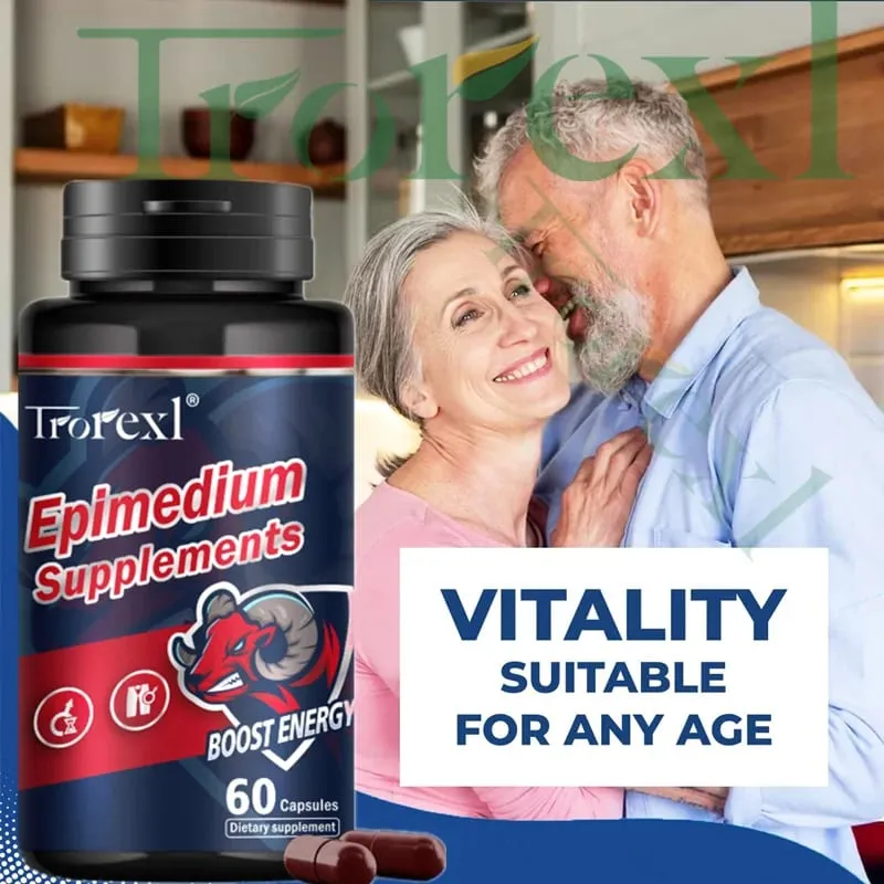 Natural Epimedium Capsules Enhance Endurance Supplement : Boost potency & Morning Power (Men's Health Secret) — image 3