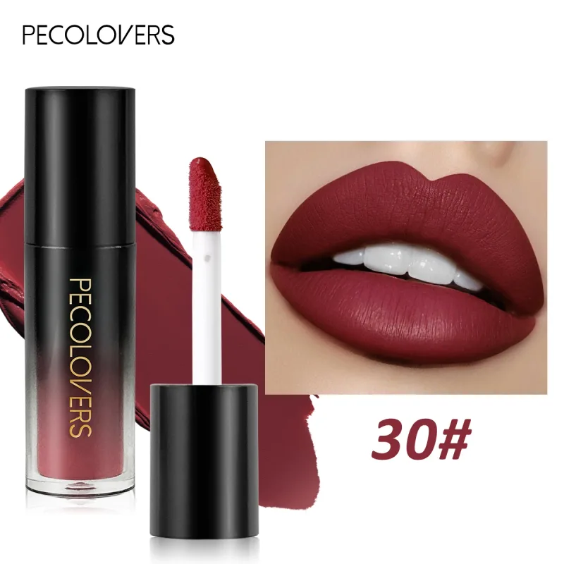 Πολλαπλών χρωμάτων Matte Velvet Lip Gloss Αδιάβροχο Αντικολλητικό Κύπελλο λείο κραγιόν για εφαρμογή υψηλής απόδοσης χρωμάτων — image 33