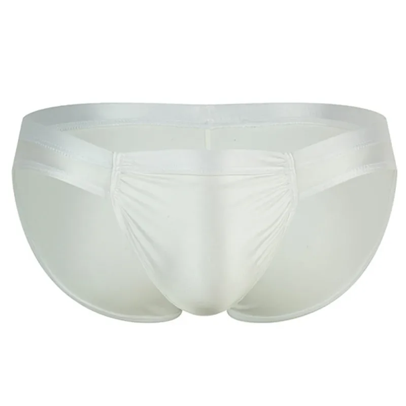 Men Oil Shiny Glossy Very Hot Lingerie Low Waist Briefs Breathable Underwear For Man Unisex Panties Underpants Men's Clothing — image 4