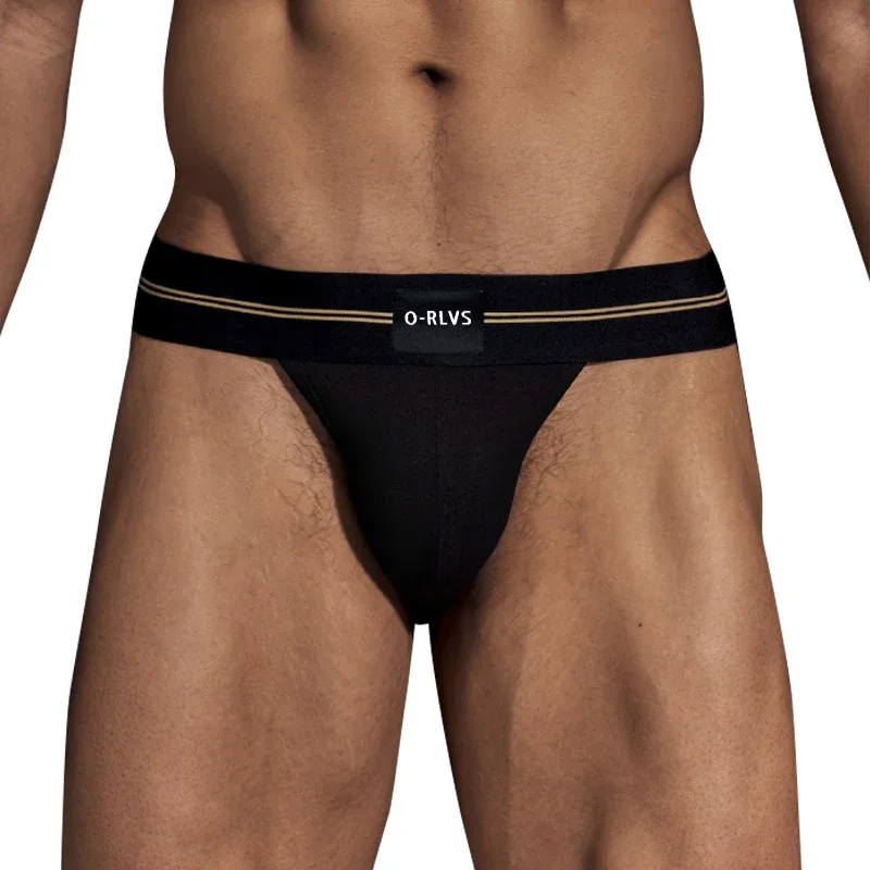 Mga Brief Panlalaking Seamless Hip Design Mens Underwaer Super Large Wide 5cm Elastic Band Independent Codpiece Boy Short Pants — image 3