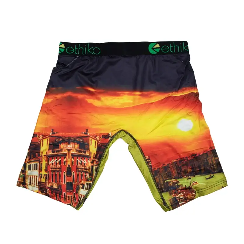 1Pcs Men Underwear Boxers Breathable Mesh Mens Underpants Plus Size Man Swimming Boxer Briefs Summer Sexy Men's Panties — image 12