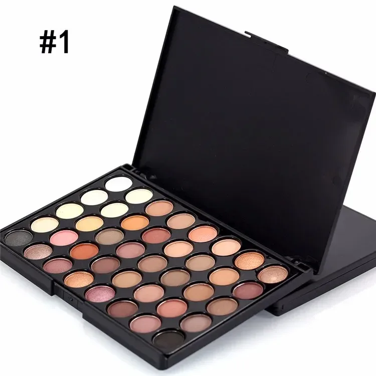 Pearlescent 15/40 Color Eyeshadow Palette High Saturation Eye Shadow Plastic This European American Hot Selling Spot Earth Color