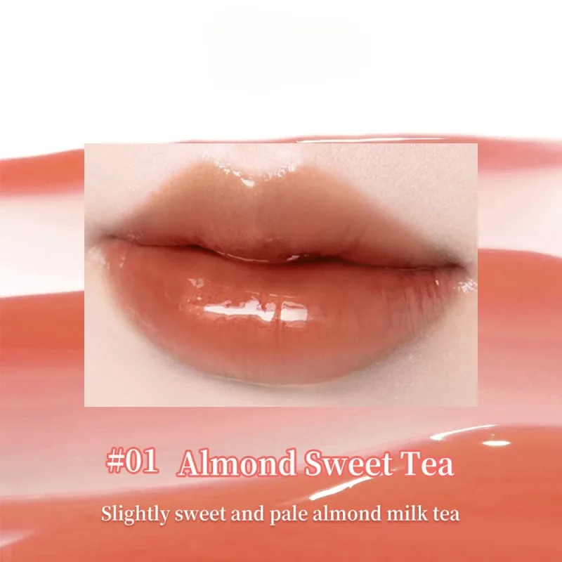 Lip Gloss σε σχήμα Ginger Candy με υγρή και θρεπτική υφή μακράς διαρκείας και ζωηρό χρώμα Ένα χαριτωμένο lip gloss.