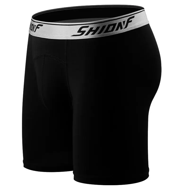 150 KG 9XL surdimensionné hommes sport culottes mâle coton longue jambe Boxer séchage rapide Jogging Fitness Shorts hommes serré course court — image 9