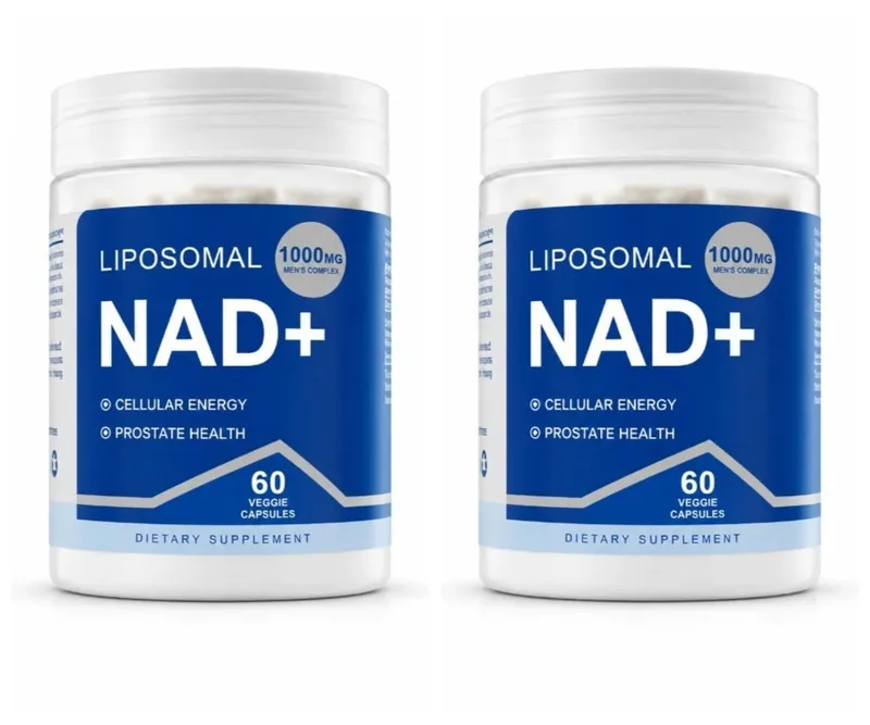 NAD+ Férfi Komplex Kapszula Cellular Energy Support Resveratrol Maca Prosztata egészségének és vizeletürítési kényelmének támogatása 60 kapszula — image 8
