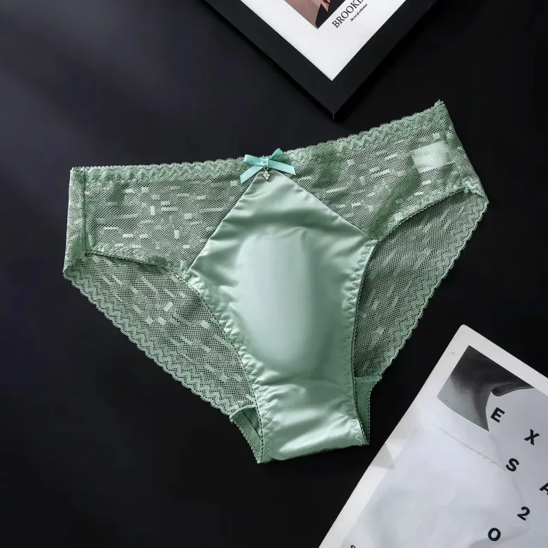 4PCS Sexy Mens Seamless Panties Ice Ultra Thin Sports Fitness Bulge Pouch briefs Male Panties Low Waist 3256812805603060 — image 5