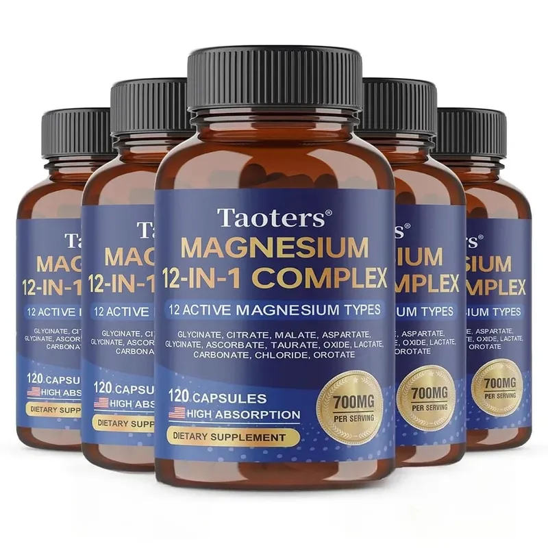12-in-1 Magnesium Complex Supplement – High Absorption Rate Supports Muscles Nerves and Sleep Suitable for Men and Women — image 9