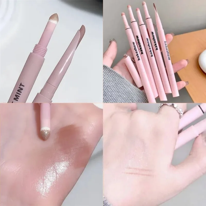Dual End Glitter Matte Aegyosal Pen Brightening Highlight & Shadow Stick Eye Makeup Lying Silkworm Eyeliner Gel Pencil 애교살 펜 — image 27