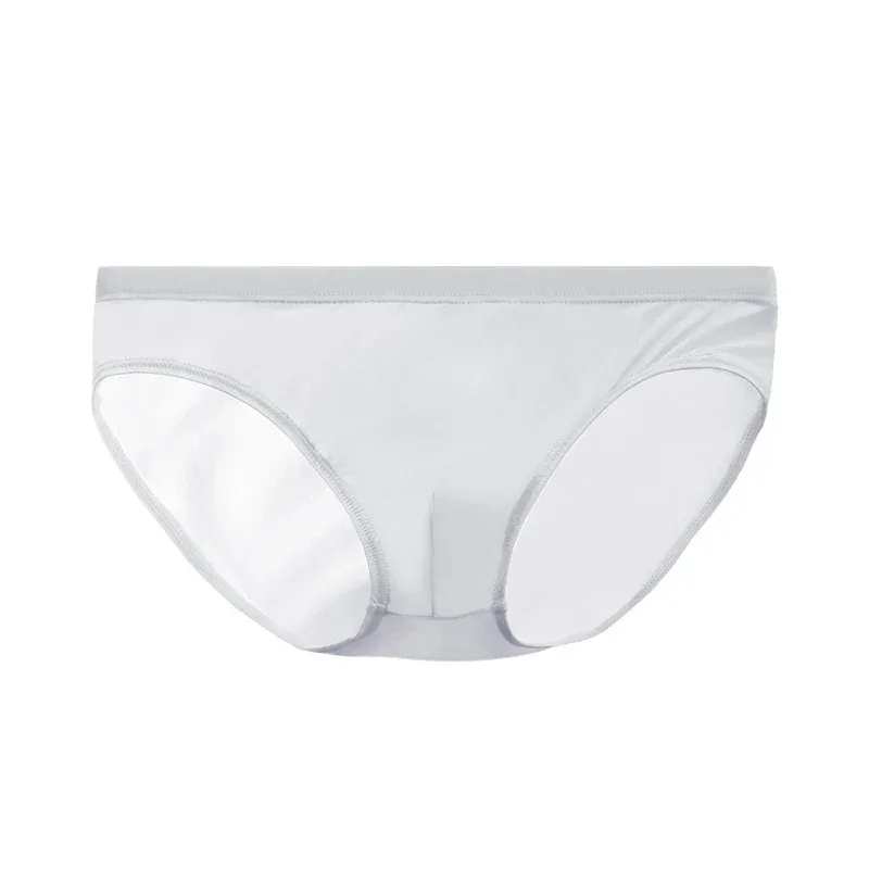 Ice silk underwear men's shorts summer breathable ultra-thin low waist trend personality SAO small triangle underwear bottom