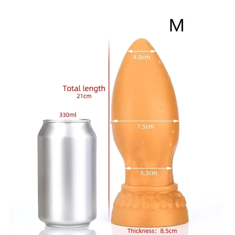 Super Huge Liquid Silicone Anal Plug Big Dildo ButtPlug Prostate Massager Vagina Anus Expansion Sex Toys Product For Men Gay