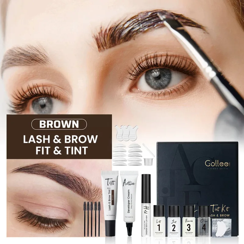 Gollee Eyelash Lifting Perm Kit Φυσικό Ενισχυτικό Βλεφαρίδων Μεγάλης Διάρκειας 4-6 Εβδομάδων Μαύρες Βλεφαρίδες Βαφής Βλεφαρίδων Perm Επαγγελματικό μακιγιάζ — image 8