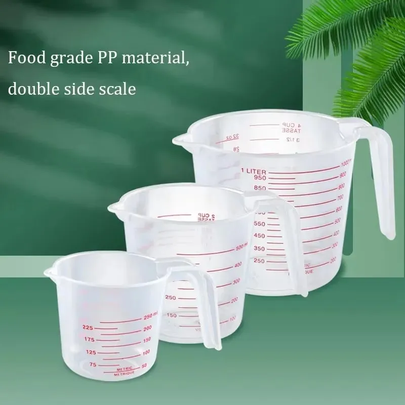 250/500/1000ML Κύπελλο Easuring Μεζούρα και κουτάλια Πλαστική κανάτα Ψηφιακή ζυγαριά κουζίνας Εργαλεία ψησίματος Αξεσουάρ χρονοδιακόπτη — image 5