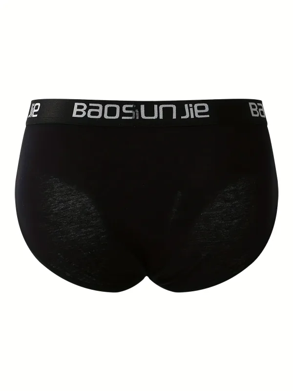 5 Pieces Cotton Men's Underwear Black Comfortable Breathable Simple Fashion Men's Briefs Sports Casual Underwear Combination — image 2