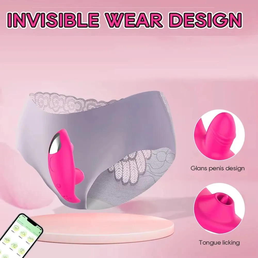 APP Bluetooth Vagina Sucking Vibrator 9 Modes Vibrating Sucker Oral Sex Suction Clitoris Stimulator Ερωτικά παιχνίδια σεξ για γυναίκες — image 5