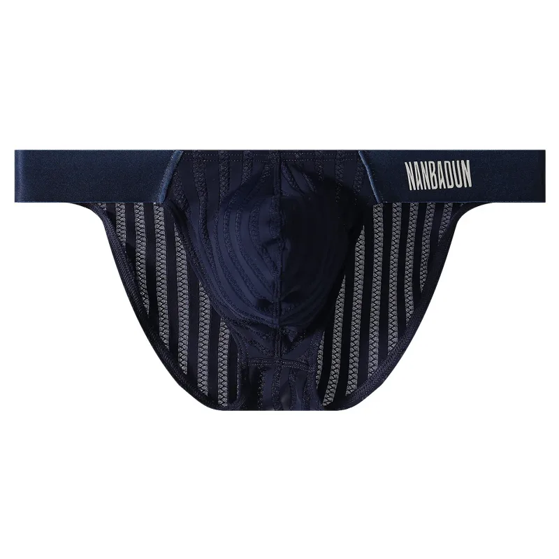 Mens Underwear Briefs Shorts Thin Ice Silk T Panties Man Breathable Solid Transparent Underpants Male Low Rise Brief Homme Ropa — image 5