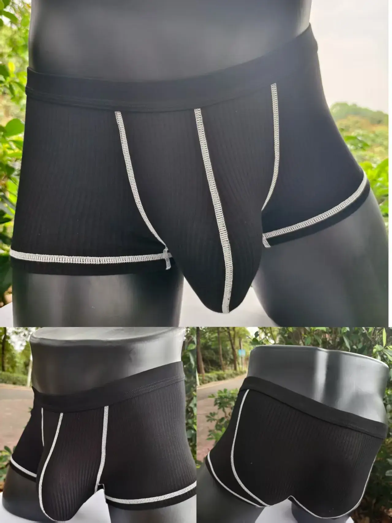 Mens High Elasticity Boxer Shorts Large Pockets Breathable Quick Dry Sports Gym Casual Fashionable Loose Fit Summer Shorts — image 8