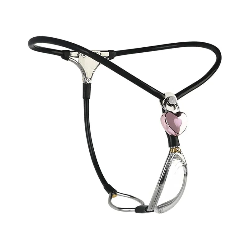 YoKoNex Transparent Female Chastity Belt Lightweight Panties Black Emperor Chastity Belt Lock Fetish Adult Sex Toys — image 1