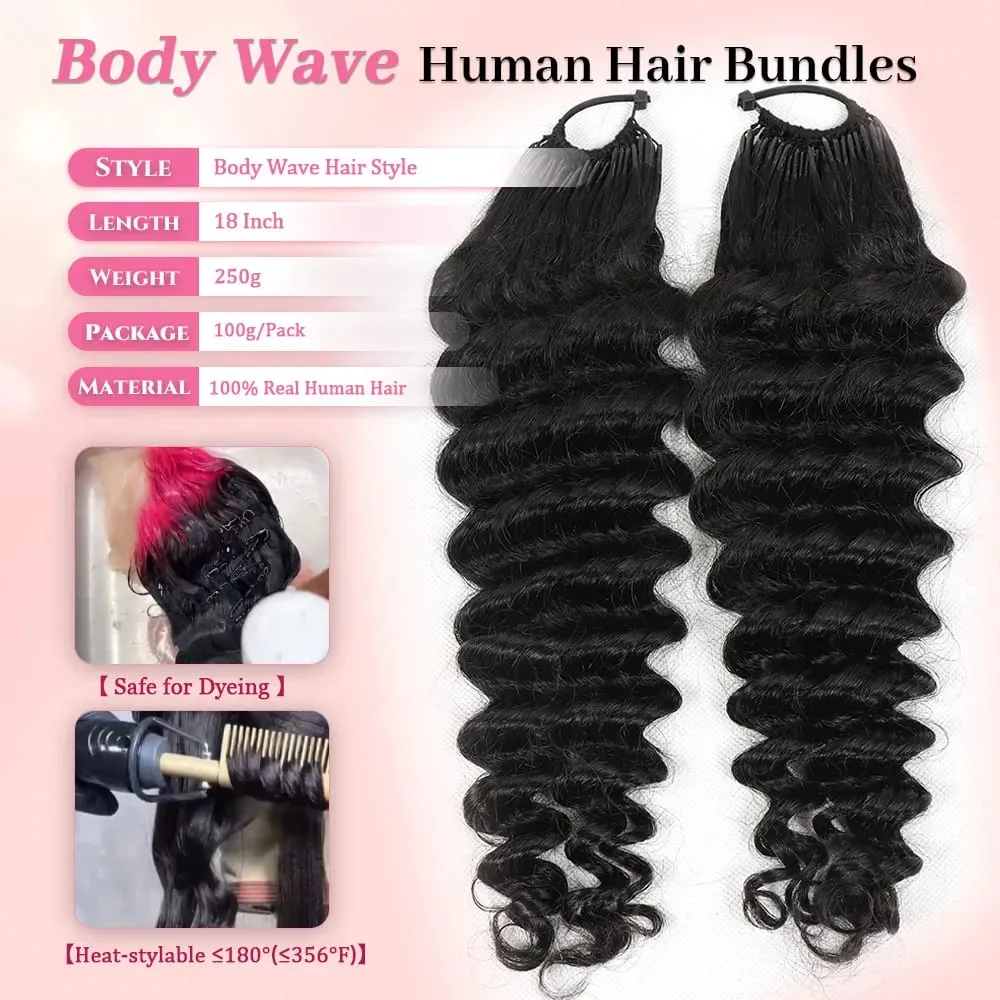 Deep Wave Feather Crochet Human Hair Extension Σγουρά προ-διαχωρισμένα πακέτα μαλλιών με βελονάκι χωρίς κόμπους με θηλιά για πλέξιμο 50g — image 2