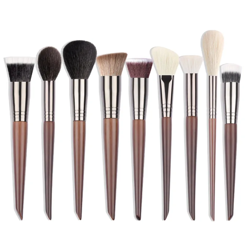 Ovw conjunto de pincéis de maquiagem beleza puff esponja ovo em pó kabuki blush corretivo sombra de olho kit de pincel de maquiagem — image 8