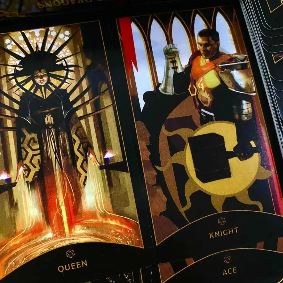 10,3*6cm The Dungeons Dragons Tarot 78 Pcs Cards