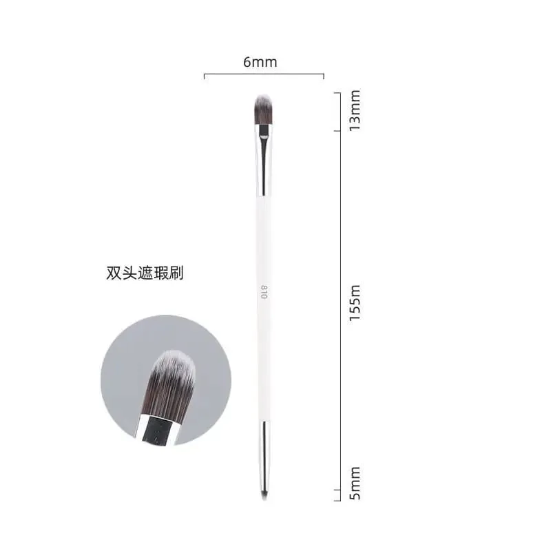 1pc White Powder Makeup Brushes 3D Liquid Foundation Base Make up Brush Eyeshadow blending Detail Face Eye Concealer Beauty tool — image 3