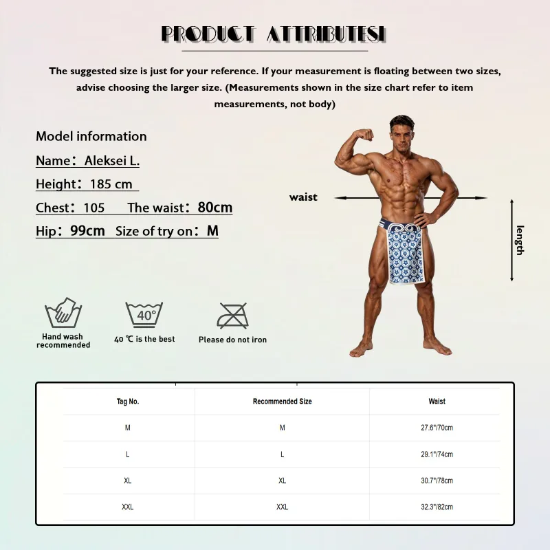 Male Mens Japanese Sumo Loincloth Briefs Traditional Printed Pattern Fundoshi Style Underwear Panties for Performance Nightclub — image 6