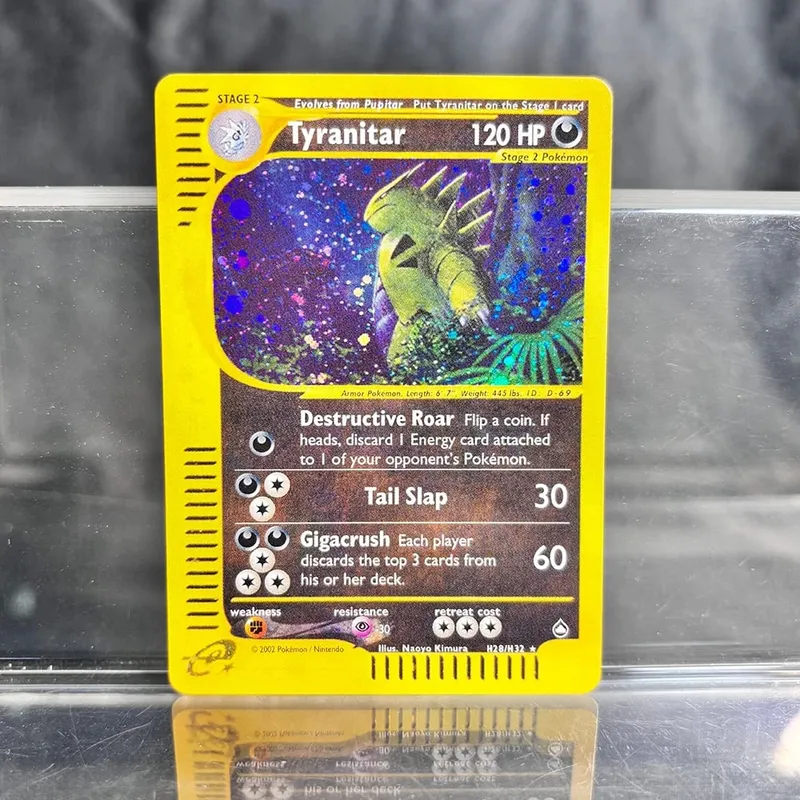 אוסף משחקי מסחר הולוגרפי PTCG כרטיסי פרוקסי Charizard Pikachu Mew EX Singl PKM Foil Cards Gengar VMAX Skyridge (SK) — image 3