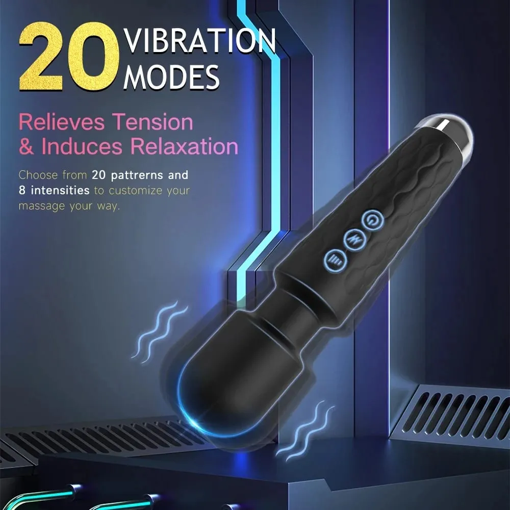 Powerful G-Spot Vibrator Female Clitoris Stimulator Dildo AV Magic-Wand Vagin Massager Masturbator Sex Toys for Women Erotic 18+