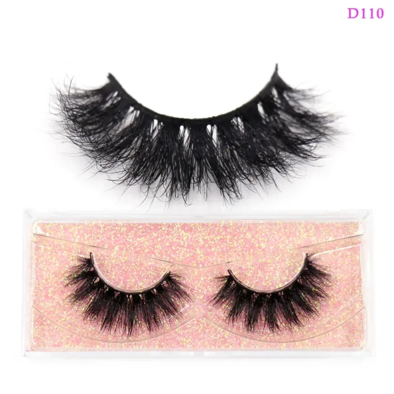 3D Mink Lashes Μαλακές τρίχες Ψεύτικες βλεφαρίδες Αφράτος όγκος Wispy Fake Lashes Extension Μακιγιάζ — image 16