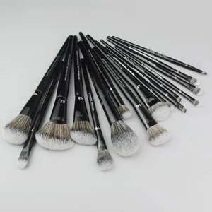 16pcs/set Makeup brush-Black cosmetic br